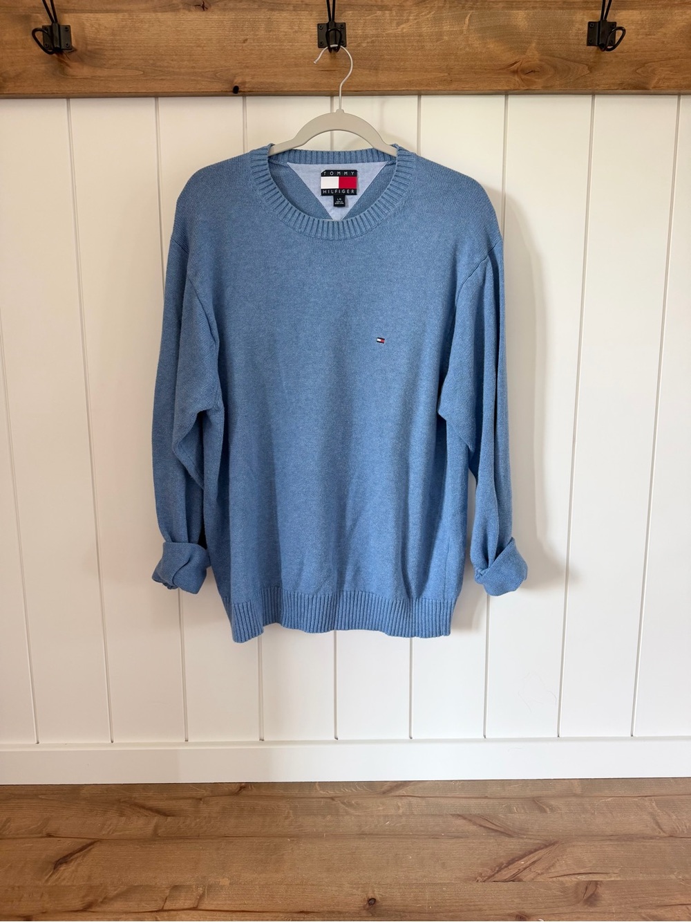 Tommy Hilfiger Light Blue Crewneck Sweater